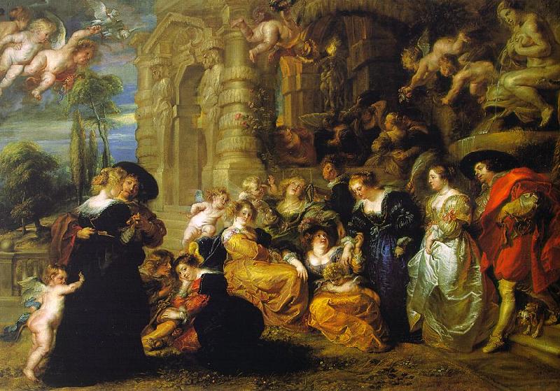 Peter Paul Rubens The Garden of Love France oil painting art